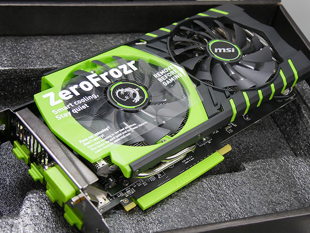 NVIDIAカラー/バックプレート付きのMSI製GTX 960が発売に！ - アキバ総研