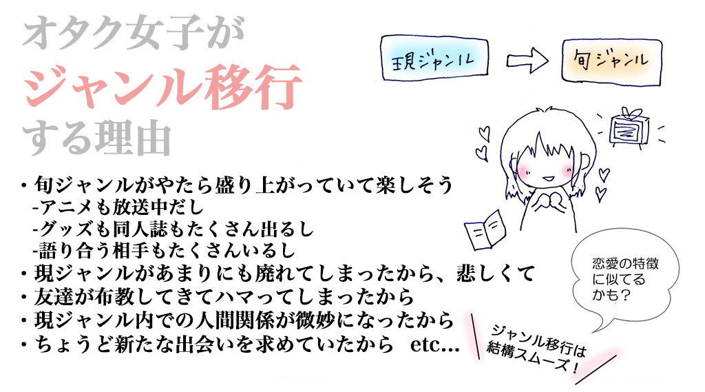 オタク女子の事情とホンネ オタク女子が春にかぎらず出会いと別れを繰り返す理由 アキバ総研