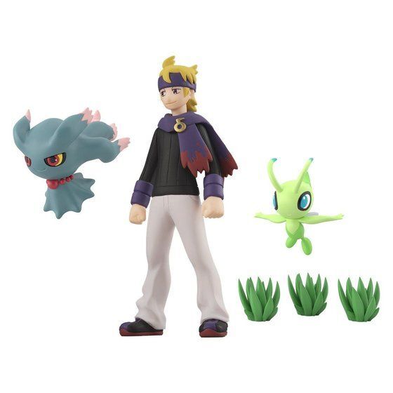 ポケモンスケールワールド から マツバとムウマ セレビィと 草むらパーツ3個がセットになって登場 アキバ総研