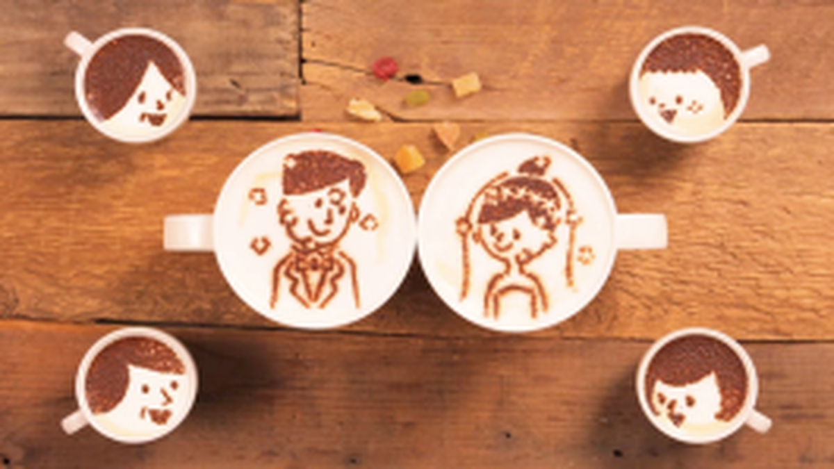 Agf 1000杯の手作りラテアートを使ったショートアニメ Latte Motion を公開 あるカップルの恋の物語 アキバ総研