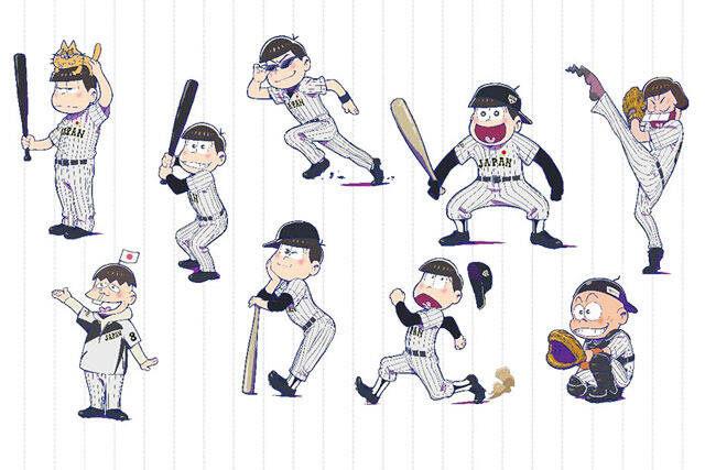 Tvアニメ おそ松さん 野球日本代表 侍ジャパン とのコラボビジュアルを公開 コラボグッズ情報や特典イラストも アキバ総研