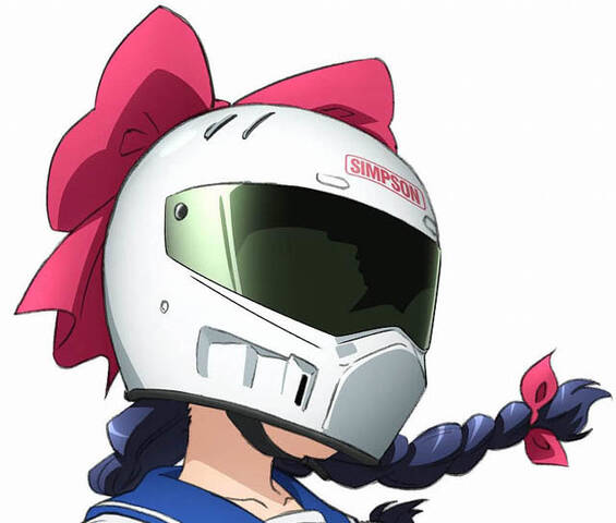女子高バイク青春アニメ ばくおん ヘルメットは Arai Shoei に続いて Simpson も実名で登場 アキバ総研