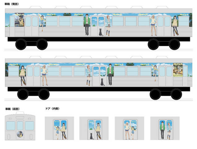 春アニメ ふらいんぐうぃっち 舞台である青森県弘前市の 弘南鉄道 とコラボ 大鰐線でラッピング電車を運行 アキバ総研