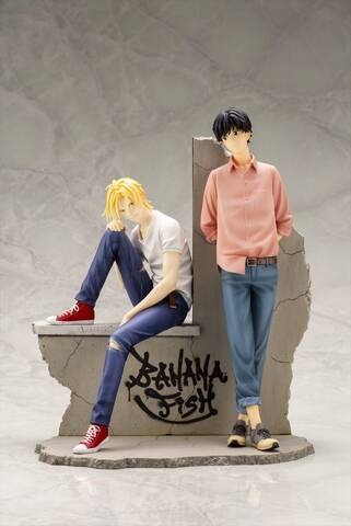 Tvアニメ放送中 Banana Fish より アッシュ リンクス と 奥村英二 のフィギュアが2体セットで登場 アキバ総研